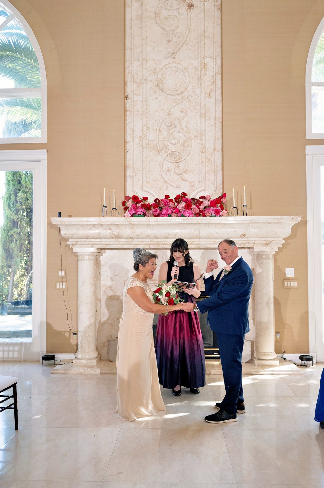 Cindy & Steve — 40th anniversary vow renewal at The Lipp Mansion, Las Vegas, NV