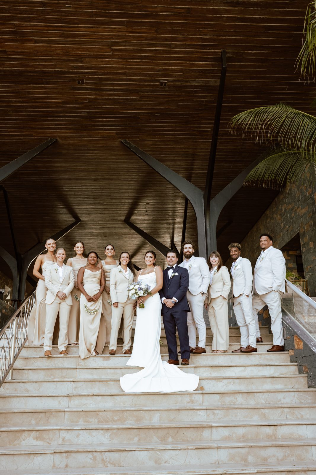 Junique & Blake wedding — Dreams Natura Resort & Spa, Cancún, Mexico