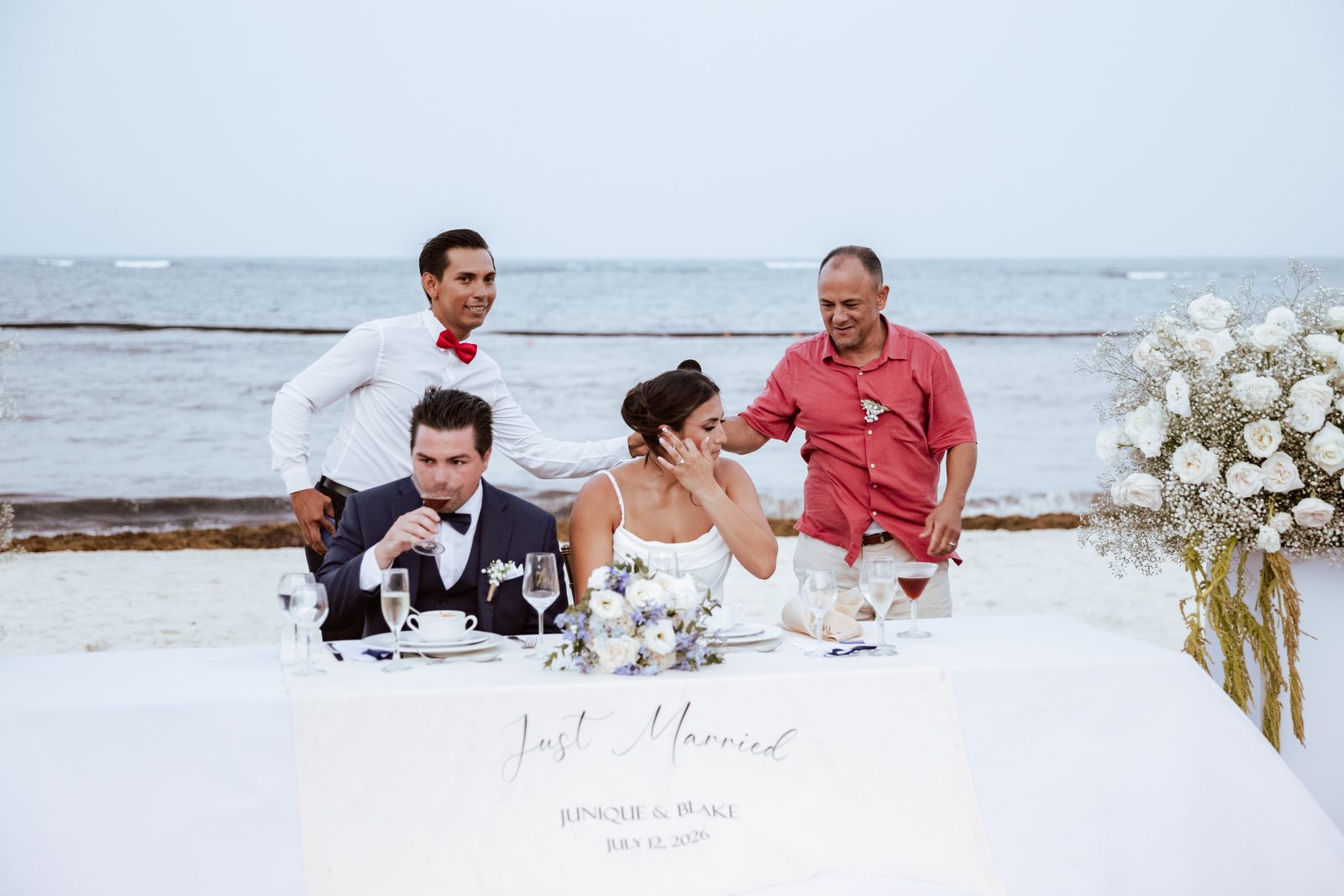 Junique & Blake wedding — Dreams Natura Resort & Spa, Cancún, Mexico