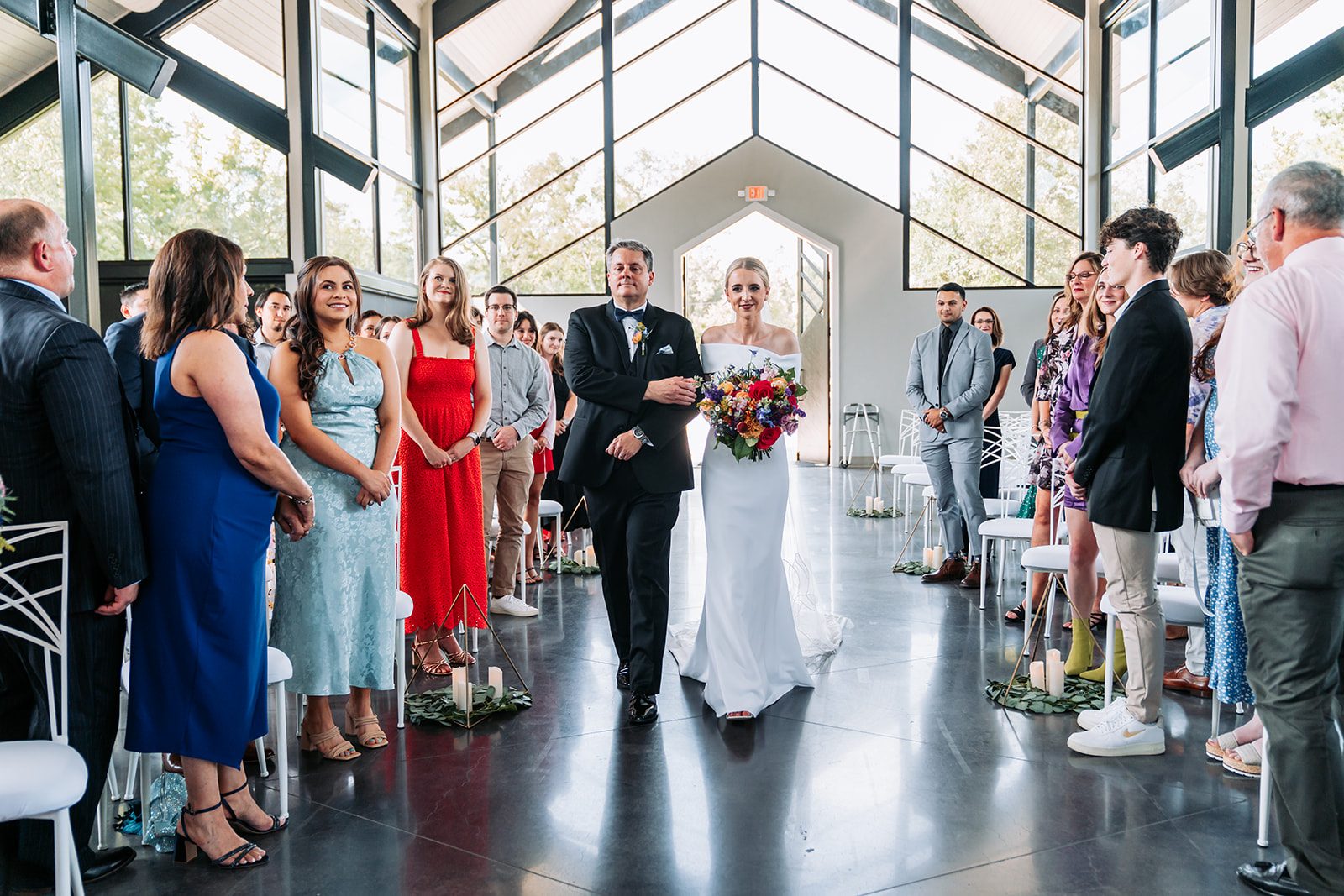 Jennings Trace's glass-gabled ceremony room